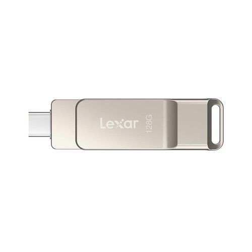 D40E 128GB Dual USB 3.2 Gen 1 Type-C Jump Drive, USB-C Flash Metal Housing Sw... - 第 2/8 張圖片