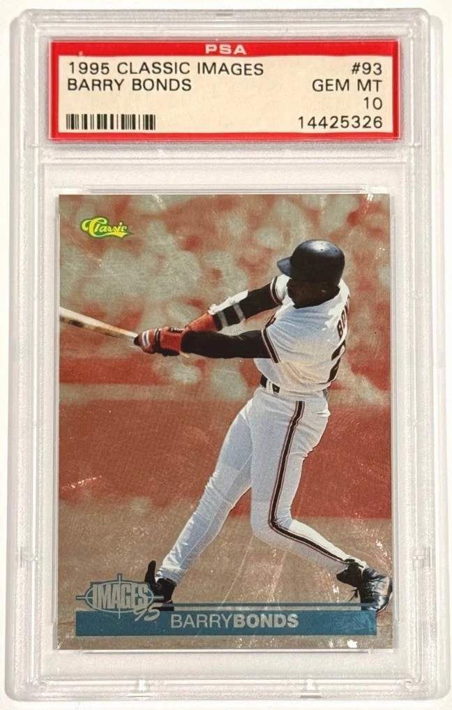 1995 Classic Images Barry Bonds #93 PSA 10 Gem Mint Low Pop