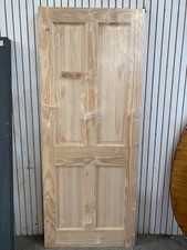 Fortia  4 Panel Internal Door Clear Pine 2040 x 826 x 44mm Unfinished FD30 Fire