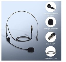 NEW Phenyx Pro PTU-5000 Wireless Lapel Microphone with Mini XLR Jack