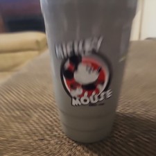 Disney Mickey Mouse 32 oz Tumbler with Lid Gray 8"