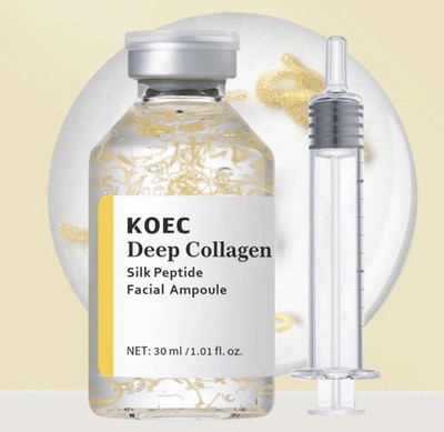 KOEC Deep Collagen Silk Peptide Facial Ampoule - Lifting, Firming, Hydrating