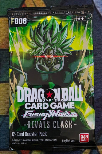 Dragon Ball Super Fusion World Rivals Clash FB06 Booster Pack