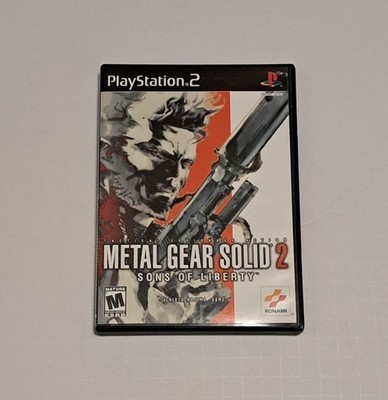 Metal Gear Solid 2 Sons of Liberty PlayStation 2 PS2 CIB Tested Black Label