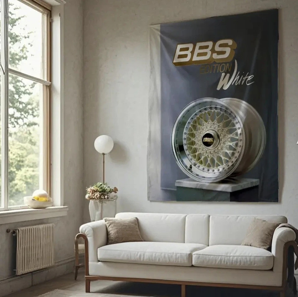 Polyester Banner/Poster 230x180cm BBS Rim 3Cult Racing Oldie Workshop Gang7340 - Image 3 of 4