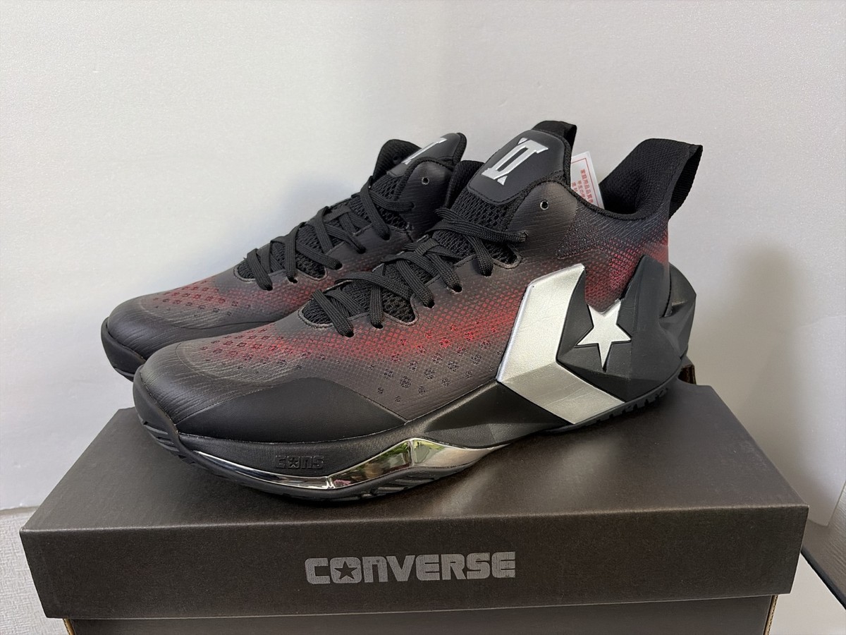 CONVERSE CONS UNAVERAGE MID 33500520 Black/Red/Silver Men's Size