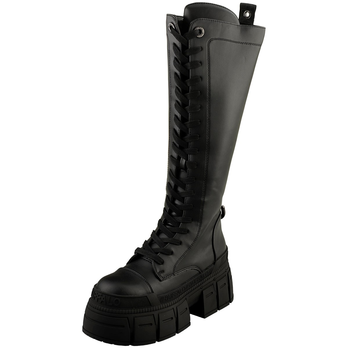 Buffalo Gospher Hi Womens Knee High Boots in Black US