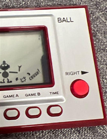 Nintendo Game & Watch BALL Console Red Tested Used Good Condition 2010 Reprint