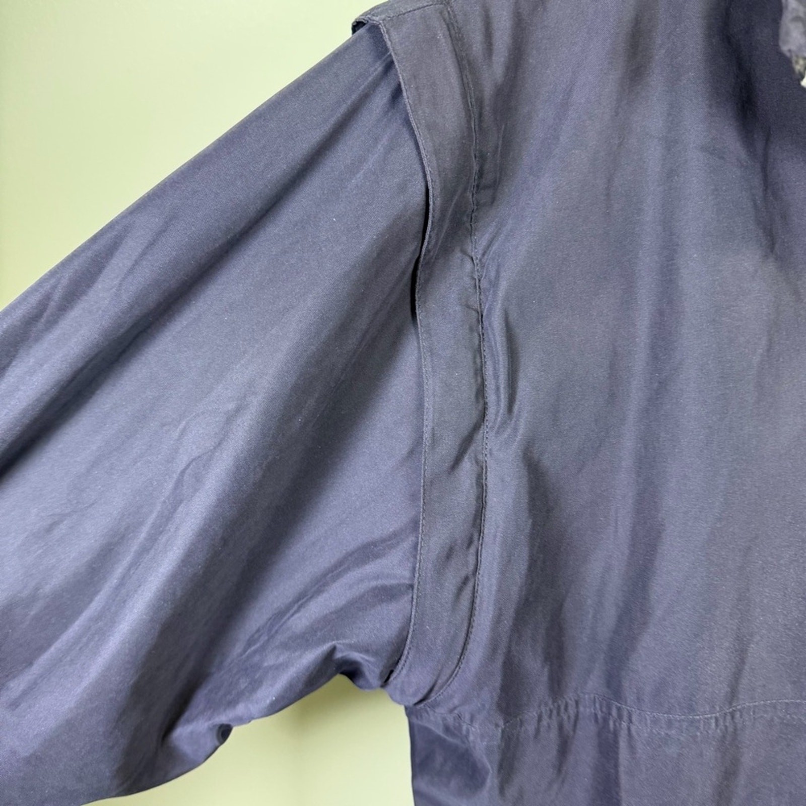 Vtg Weatherproof Performance Navy Jacket with Zip… - image 3