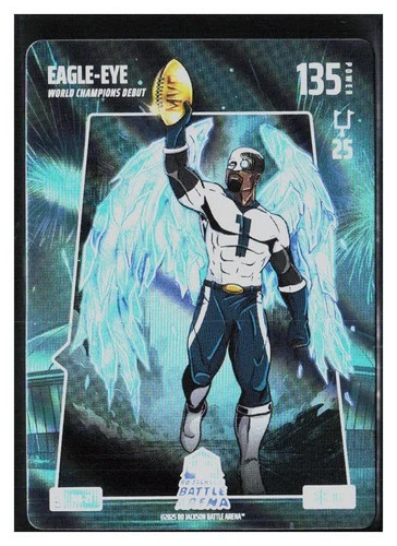 Bo Jackson Battle Arena #PHI-21 Eagle-Eye Jalen Hurts Ice Foil Superbowl SP