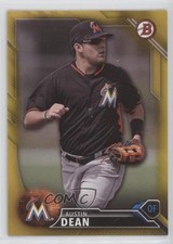 2016 Bowman Draft Top Prospects Gold 27/50 Austin Dean #BD-166 w3h