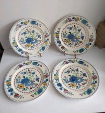  Set of 4 Mason's Regency Plantation Colonial 10 1/2” Dinner Plates 