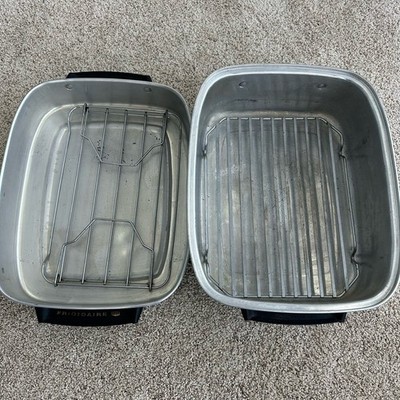 4 Piece Vintage Frigidaire Oven Roaster Radiant Wall Broiler Grill Rack & Lifter