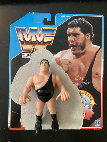 Andre the Giant W/CARDBACK 1990 WWF Wrestling Hasb...