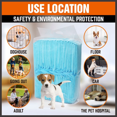 420Pc Pet Dog Cat Puppy Training Pads Toilet Potty Pee Mat Indoor 60x60cm New - Picture 9 of 12