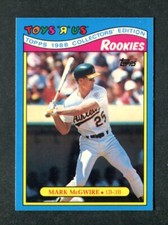 Mark McGwire A's 1988 Toys 'R' Us MLB Baseball Rookie Card Collectors Edition