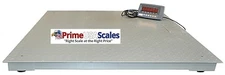 Heavy Duty 5000 lb x 1 lb Floor Scale 4x4 5 Year Warranty Steel Deck