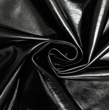 Black Metallic Spandex Lame Fabric 56 With Sold By The Yard