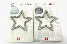 Scunci Rhinestone Star Barrette 32649 2pc 