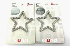 Scunci Rhinestone Star Barrette #32649 (2pc)