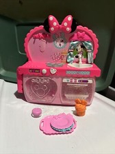 MINNIE Mouse Bowtastic Pastry Kitchen Playset Lights  Sounds Incomplete Aa