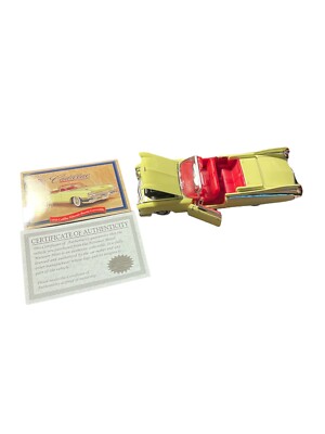 1959 Cadillac Eldorado Biarritz Yellow Convertible by National Motor Museum Mint