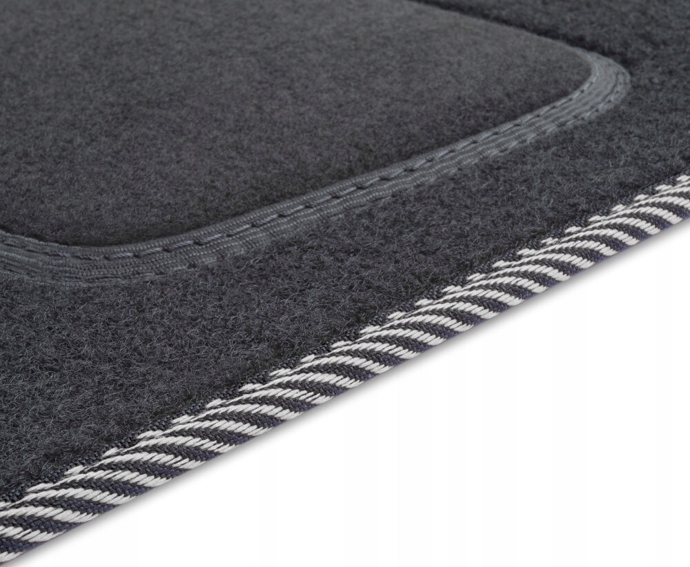 Tapis de sol en velours blanc premium pour BMW E93 Cabriolet