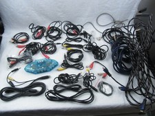 25 Lot Mixed AV Cables - Stereo, TV Video, HDMI, 3-Input-to-1 DT-104, S-Video