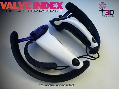 Valve Index VR Controller Palm Riser Grip Covers - Better Control For Big Hands