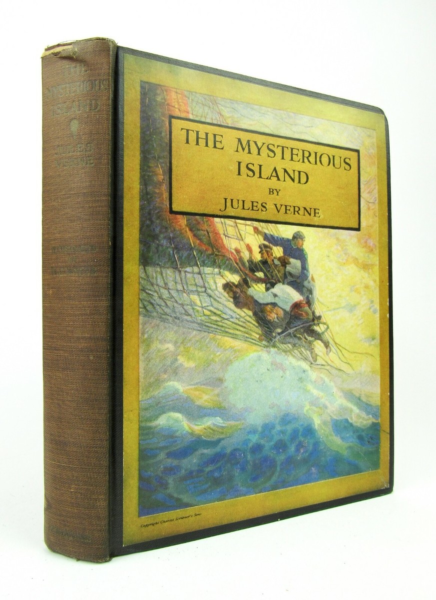 THE MYSTERIOUS ISLAND Jules Verne & N.C. Wyeth HB 1951 VGC L1 | eBay