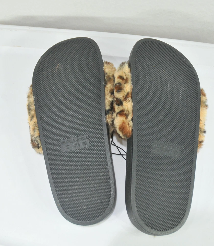 Chinelos femininos Madden Girl leopardo difuso 10 NOVO - Imagem 4 de 4