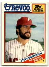1988 TOPPS REVCO LEAGUE LEADERS STEVE BEDROSIAN PHILADELPHIA PHILLIES #11