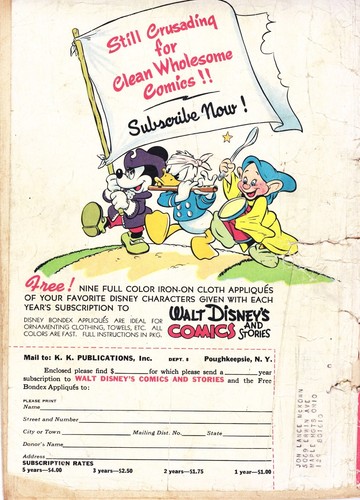 Fumetti e storie di Walt Disney, vol. 9, #11, agosto 1949, buone condizioni, CBK-21 - Foto 2 di 2