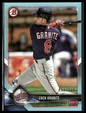 Zack Granite #9 2018 Bowman Sky Blue 408/499 Rookie
