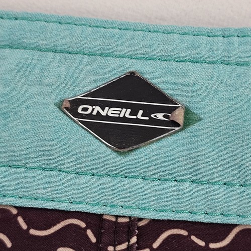 O'Neill Hyperfreak Teal Boardshorts Men's 30 - Picture 4 of 13