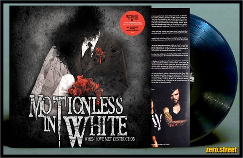 MOTIONLESS IN WHITE When Love Met Destruction 12"EP on BLACK VINYL New SEALED lp