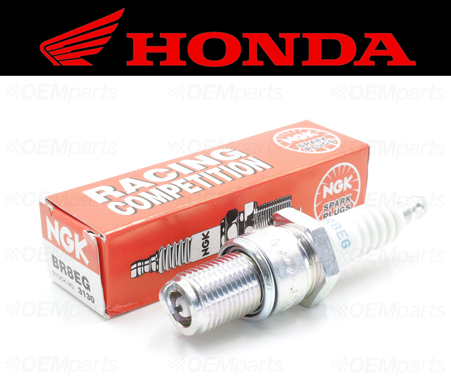 1x NGK BR8EG Spark Plugs Honda See Fitment Chart #98079-58649-00