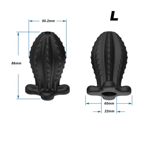 Silicone Anal Stretcher Tunnel Hollow Butt Plug Wide Vagina Spreader Sex Toy NEW - Picture 26 of 31