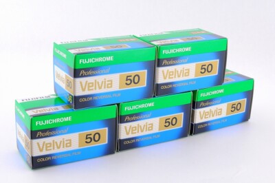 Fujifilm Velvia 50 ISO 35mm Color Reversal film 35mm [5Rolls