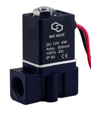 14 Inch Pa66 Plastic Fast Response Electric Air Water Solenoid Valve 12v Dc