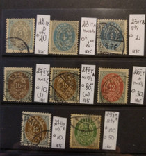 Dania 1875 używane znaczki (518x)