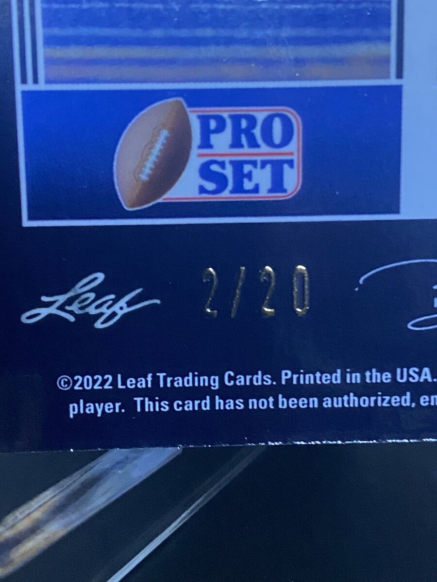 2022 LEAF PRO SET METAL XRC ROOKIE BLUE MOJO KHALIL SHAKIR 2022 LEAF PRO SET METAL XRC ROOKIE BLUE MOJO KHALIL SHAKIR
