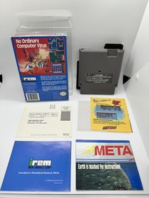 Metal Storm Complete Nintendo NES CIB W/ Reg Card & Poster Rare!