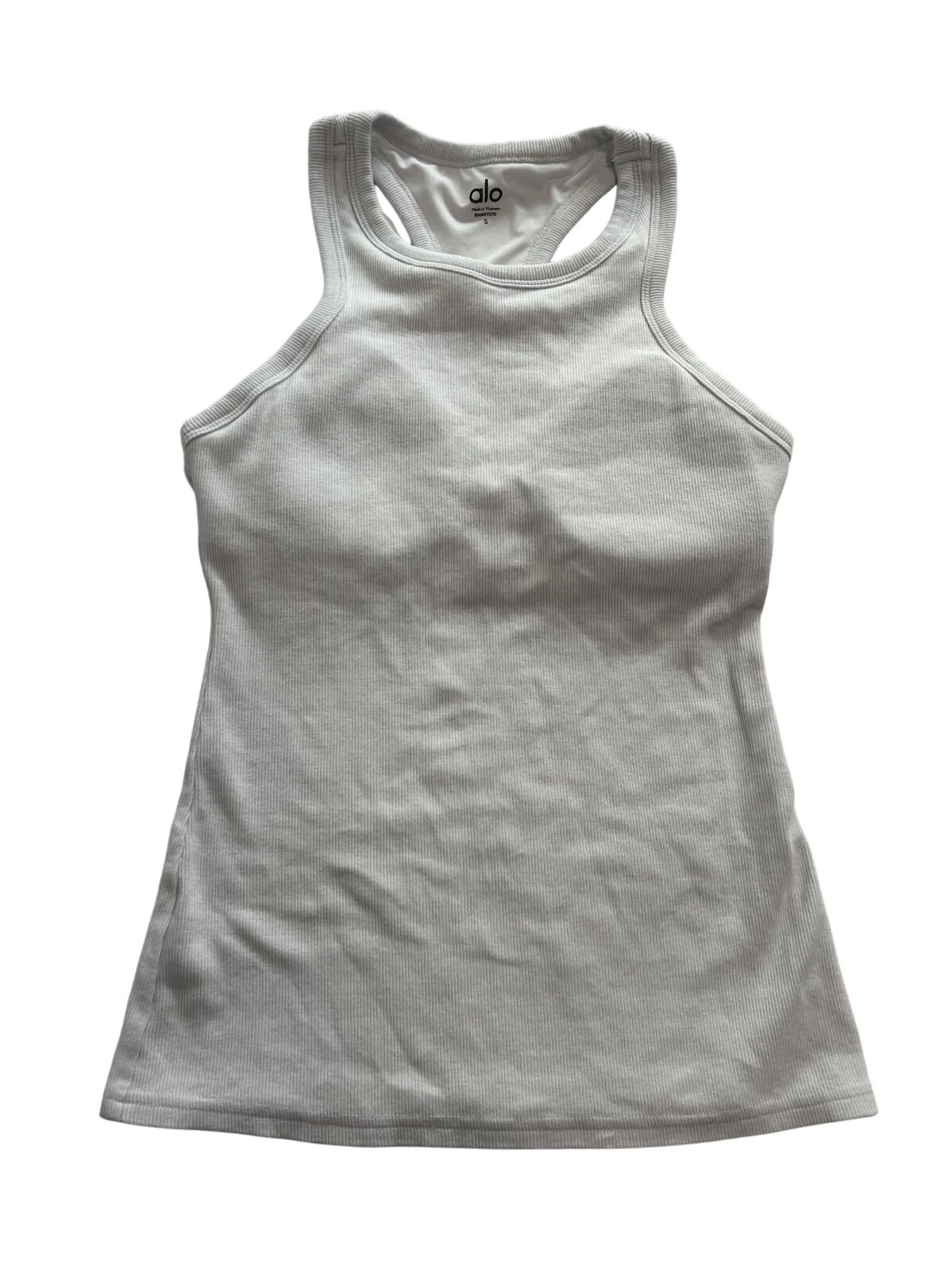 alo-yoga ribbed aspire full length tank-top