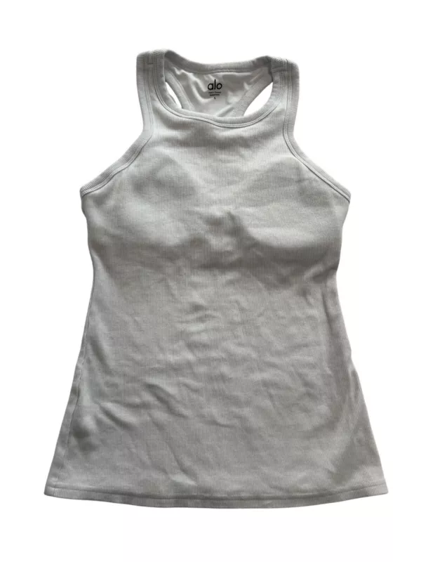 alo-yoga ribbed aspire full length tank-top