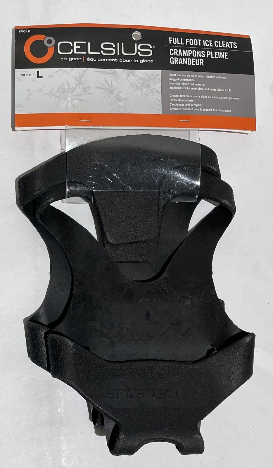 Celsius® - Full Foot Ice Cleats - Size L - New