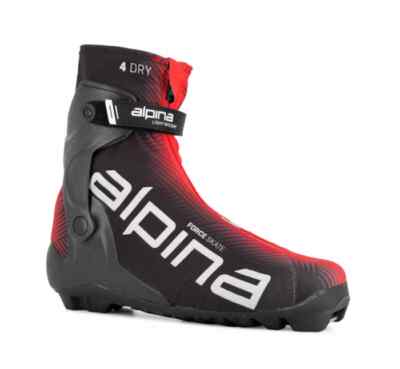 Alpina Force Skate  Ski Boot NNN - Red/White/ Black-NEW IN BOX!!! 542C-1