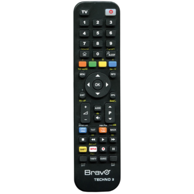 Telecomando Sostitutivo Per TELESYSTEM TS9000-HD – Facile Da Programmare, Con Pile Incluse, 3 Mesi Di Garanzia