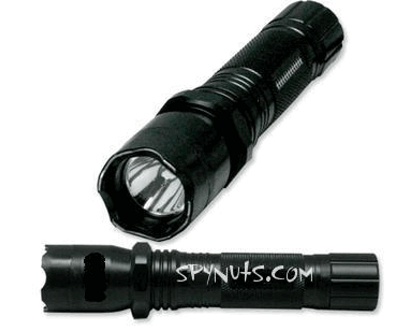 PITBULL 7" Stun Gun Flashlight, 160 Lumens with Case Military Grade