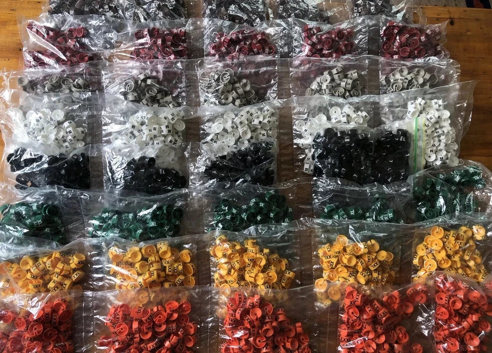 Marcadores de tamaño de inventario minorista Mark Bric - ¡Nuevos! Varios tamaños 100/cada unidad (bolsa) Foto 2 de 4